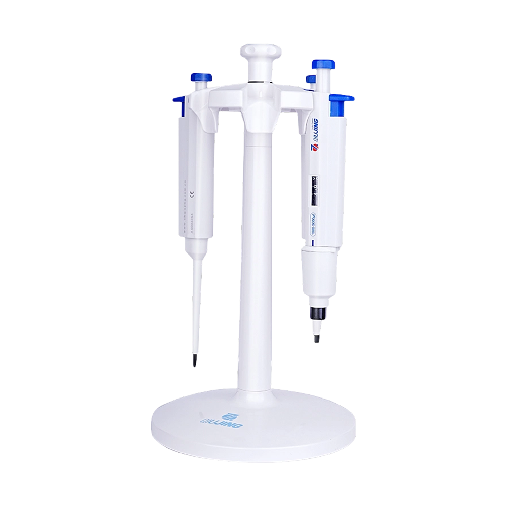 Qiujing Sapce Saving Skridsikker fodpude Rundt stativ Holdbar cylinderformet pipetteholder